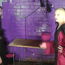 DungeonMasterOne: Dress Mess Wenches!  Felicity and Maude and lots of gunge!