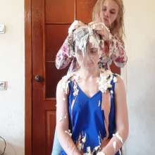 Top Messy Girls: Girl Takes Revenge on Her Friend Chocolate Cream