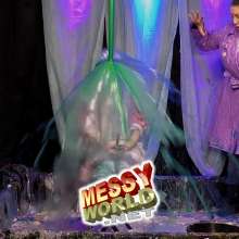 LiquidX: Maid Janey gets Pied and Slimed  by Head Mistress (pvc and Stockings)
