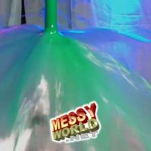 LiquidX: Maid Janey gets Pied and Slimed  by Head Mistress (pvc and Stockings)