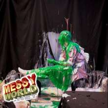 LiquidX: Maid Janey gets Pied and Slimed  by Head Mistress (pvc and Stockings)