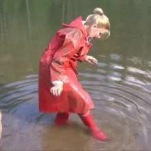 RevSlymsford: Juliana's Fetish Dream 2: Red Rubber Boots: Mud + Water