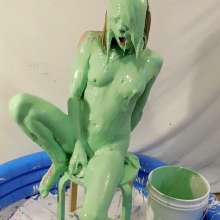 Kaydens: Kaydens Lucious Green Slime Fuck