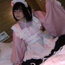usamilk japanese cosplay: Messy Play of Japanese Cute Cosplay Girl: Kiki 04