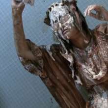 usamilk japanese cosplay: Messy Play of Japanese Cute Cosplay Girl: Kiki 04