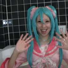 usamilk japanese cosplay: Messy Play of Japanese Cute Cosplay Girl: Mokuzu 01
