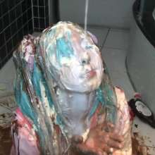 usamilk japanese cosplay: Messy Play of Japanese Cute Cosplay Girl: Mokuzu 01