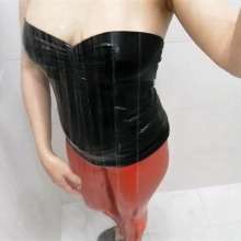 MadelineOasis: Lolita Showers in Bright Red Yoga Pants