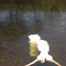 DungeonMasterOne: Ophelia ii: Maude, in the river, in a wedding dress!