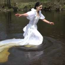 DungeonMasterOne: Ophelia ii: Maude, in the river, in a wedding dress!