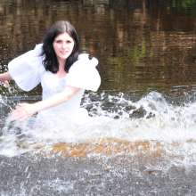 DungeonMasterOne: Ophelia ii: Maude, in the river, in a wedding dress!
