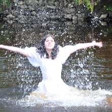 DungeonMasterOne: Ophelia ii: Maude, in the river, in a wedding dress!