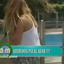 mad_mick_at: Reporter jumps in the pool