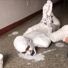 RevSlymsford: Patrick Hogtied, Trashed Then Allowed To Masturbate