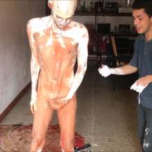 RevSlymsford: Patrick Hogtied, Trashed Then Allowed To Masturbate
