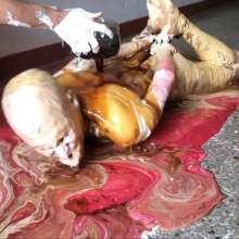 RevSlymsford: Patrick Hogtied, Trashed Then Allowed To Masturbate