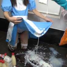 usamilk japanese cosplay: Rock-paper-scissors 20