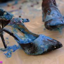 messyhot: Sobe K Stockings Garters Heels and Cake Mess