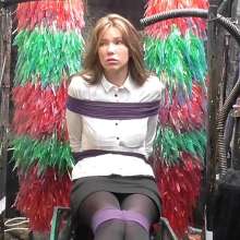 LiquidX: The Human Carwash: Tamara Tied Up in Carwash