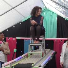 LiquidX: The Plunga!   Salina Vs Kirsty