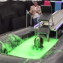 LiquidX: The Plunga!   Salina Vs Kirsty
