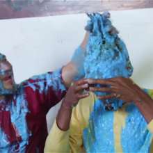 lovingmessy4you: 2 Guys Gunged in Barefeet
