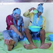 lovingmessy4you: 2 Guys Gunged in Barefeet
