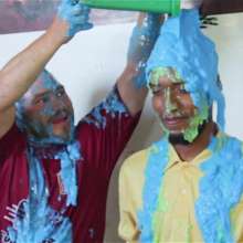 lovingmessy4you: 2 Guys Gunged in Barefeet