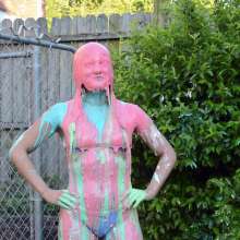 FunFilled Photography: Caprice Gets Pied and Slimed by Her Friend, Vanessa!