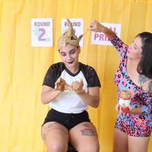 lovingmessy4you: Game Show Slime Pies Peanut Butter Tomato Sauce and Surprise