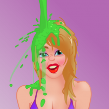 wammypinupart: some green slime cartoons