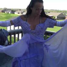 Jayce: Gorgeous Gown Destruction!  4 Gowns Drenched+Shredded!