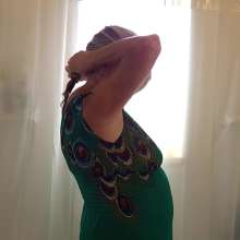 SPLOSH ART: Green Dress Shower
