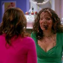 mad_mick_at: Fran Drescher in two messy fights (from "Happily Divorced"-tv-series)