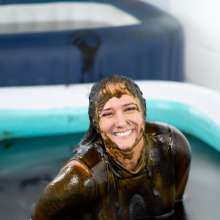 DMarieAllWet: Messy Fun in a Sexy Business Suit
