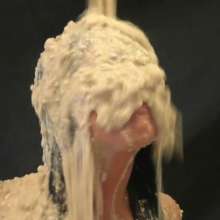 RevSlymsford: Messy Jessie Covers Topless Dede In Porridge