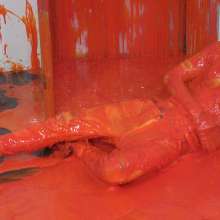 WamtasticUK: MessySte in Orange and Red Gunge in White 11 Degrees Outfit