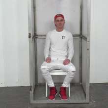 WamtasticUK: MessySte in Orange and Red Gunge in White 11 Degrees Outfit