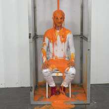 WamtasticUK: MessySte in Orange and Red Gunge in White 11 Degrees Outfit