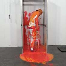 WamtasticUK: MessySte in Orange and Red Gunge in White 11 Degrees Outfit