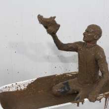 WamtasticUK: MessySte Mud Bath in Brand New Adidas Arsenal Tracksuit