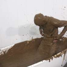 WamtasticUK: MessySte Mud Bath in Brand New Adidas Arsenal Tracksuit