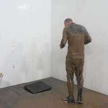 WamtasticUK: MessySte Mud Bath in Brand New Adidas Arsenal Tracksuit