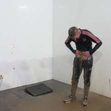 WamtasticUK: MessySte Mud Bath in Brand New Adidas Arsenal Tracksuit
