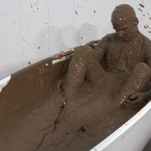 WamtasticUK: MessySte Mud Bath in Brand New Adidas Arsenal Tracksuit