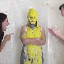 RevSlymsford: Mistaken Identity 2:  Michelle Trashed In Office Dress
