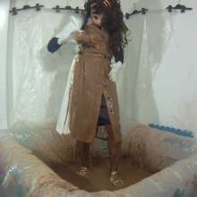 Wetlook Doll: Mud White Coat and Skirt