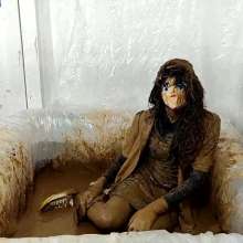 Wetlook Doll: Mud White Coat and Skirt
