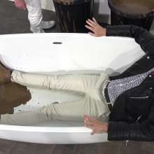 WamtasticUK: Nathan Gives Customer James the Full Mud Spa Treatment
