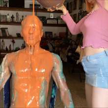 RevSlymsford: Nicolette Femdom Tortures Rafa With Even More Spit and Mess